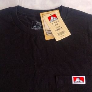 Ben Davis Pocket T-shirt Large  Black An American Classic NEW